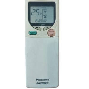 Télécommande Panasonic Inverter avec commandes avancées, écran LCD, et options de réglage étendues.
